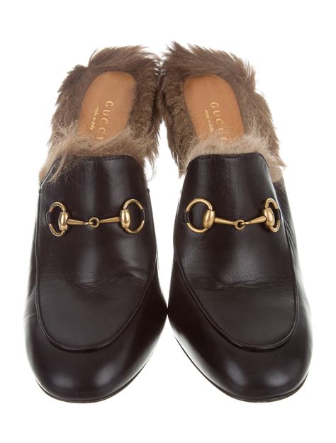 gucci mules princetown fourrure|Gucci princetown fur sale.